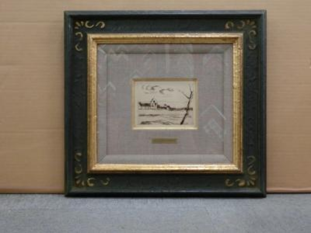 ブラマンク版画
オーダーメイド額装
サイズ:470*440